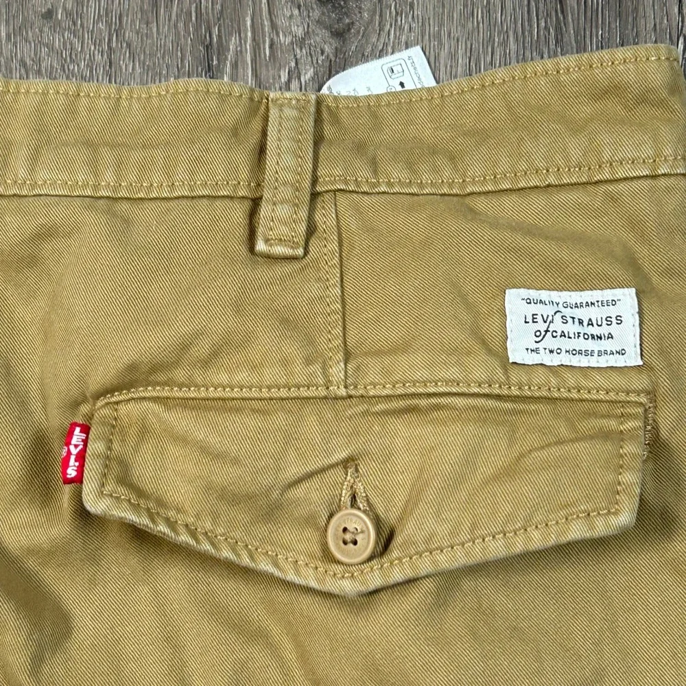 Levis XX Chino Pants 38x30 Fits 38X28 Tan Brown Khaki Cotton Twill
